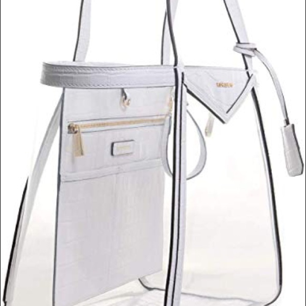 Michael Kors Whitney Large PVC and Leather Tote